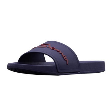 Ben Sherman Mens Waterford Logo Slide Casual Sandals Casual - Blue