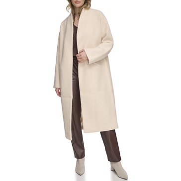 Calvin Klein Women's Long Coat with Belt