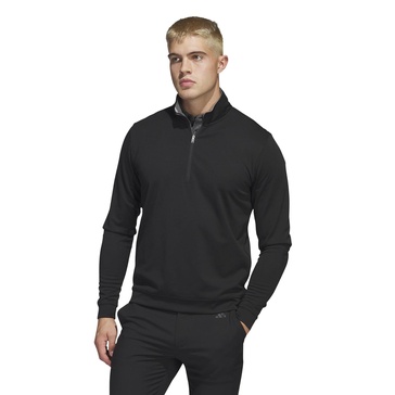adidas Men's Elevated Quarter Zip Golf Pullover