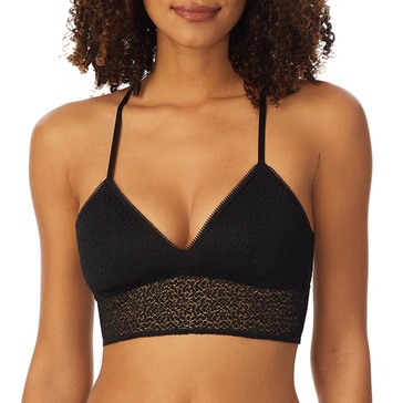DKNY Womens Modern Lace Longline Bralette Bra