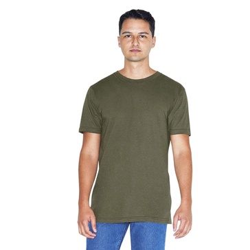 American Apparel Men's Fine Jersey Crewneck Short Sleeve T-Shirt, 2-Pack