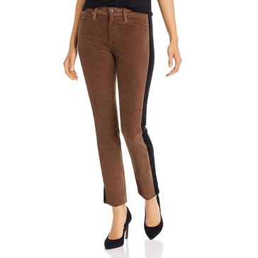 AG Adriano Goldschmied Women's Velvet Mari Tuxedo Stripe