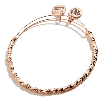 Alex and Ani Accents Majesty Metal Beaded Expandable Bangle for Women, Shiny Finish, 2 to 3.5 in
