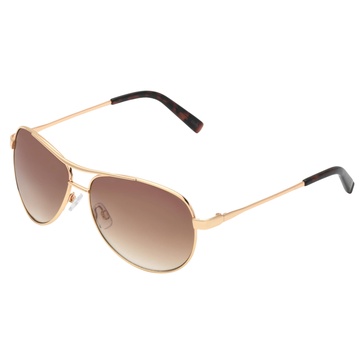 Jessica Simpson Women's J106 Iconic Metal Aviator Pilot Sunglasses with UV400 Protection