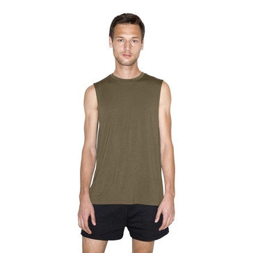 American Apparel Men's Mix Modal Sleeveless Muscle Tank