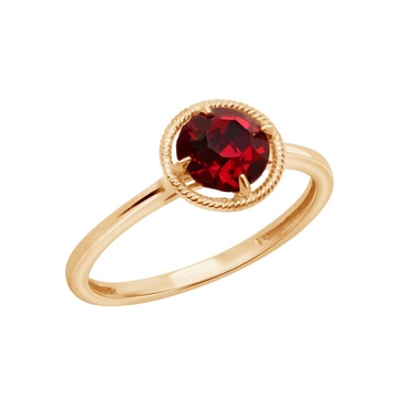 Amazon Essentials 10k Gold Imported Crystal March Birthstone Ring (previously Amazon Collection)