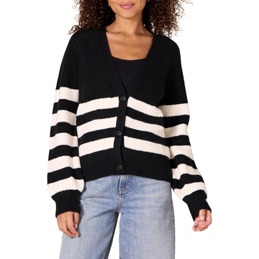 Amazon Essentials Women's Soft Touch Ribbed Blouson Cardigan