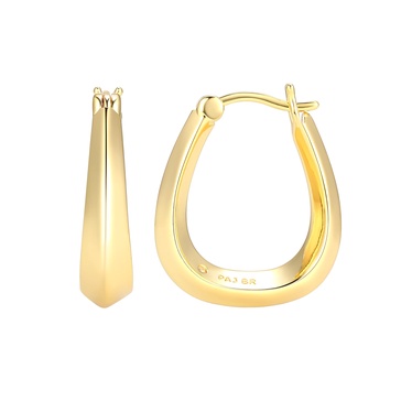 Amazon Essentials U-Shaped Hoop Earrings, 18.7mm