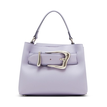 Anne Klein Womens Mini Sculpted Buckle Top Handle, Gentle Lavender