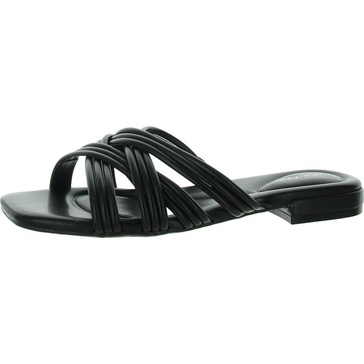 trivy womens criss cross strappy slide sandals
