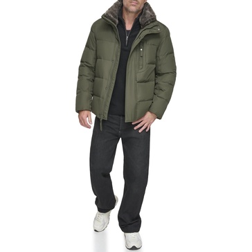 Andrew Marc Men's Mid-Length Puffer Jacket