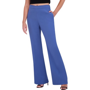BCBGMAXAZRIA Women's Flare Leg Pant with Side Zipper Closure