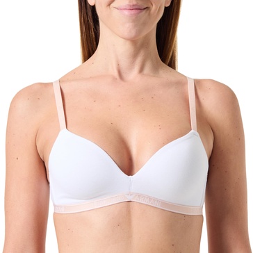 Emporio Armani Women's Essential Studs Logo Padded Triangle Bra