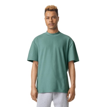 American Apparel Unisex Pique Mockneck T-Shirt, Style G1PQ