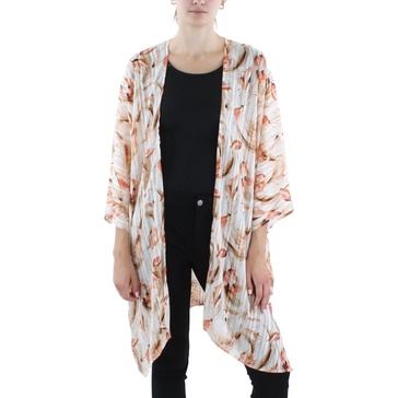 Anne Klein Womens Polka Dot Chiffon Blouse