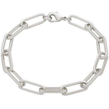 Amazon Essentials 14k Gold Plated or Silver Plated Chunky Chain Link Bracelet 7.5"