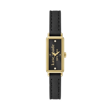Kate Spade New York Rosedale Rectangular Women's Watch with Stainless Steel Chain Bracelet or Leather Band