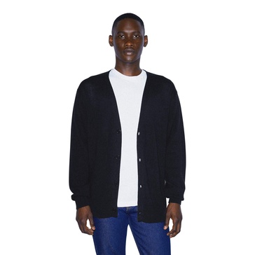 American Apparel Men's Basic Knit Long Sleeve Cardigan