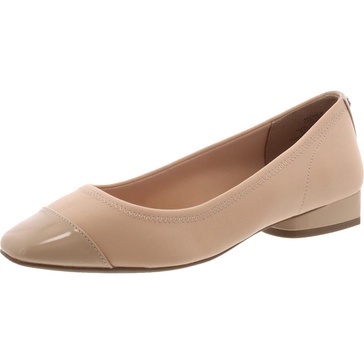 Anne Klein Women’s Carlie Comfortable Ballet Flat, Nude, 6.5