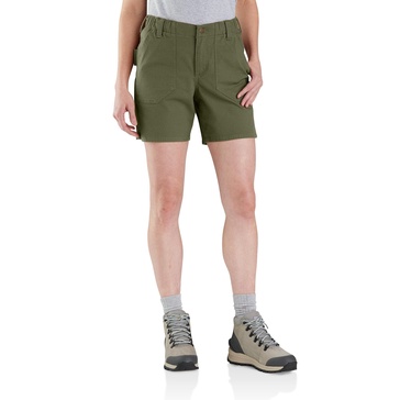 Carhartt Women's Rugged Flex Relaxed Fit Canvas Work Short