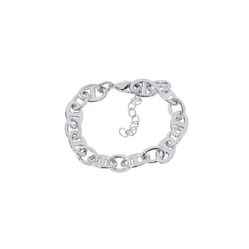 Amazon Essentials 14K Gold or Rhodium Plated Mariner Link Bracelet