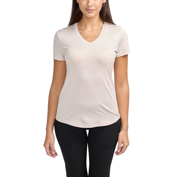 Aeropostale Women's Performance Short Sleeve V-Neck