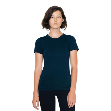 American Apparel Women's Fine Jersey Fitted Short Sleeve T-Shirt