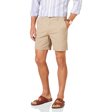 Amazon Essentials Men's Slim-Fit 7" Stretch Chino Short