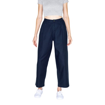 American Apparel Women's Twill Pleated Pant