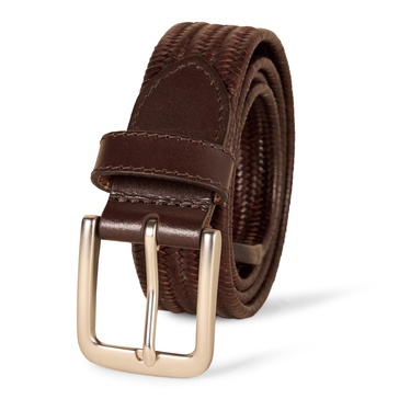Amazon Essentials Men's Tubular Stretch Weave Belt