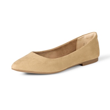 Amazon Essentials Women's Pointed-Toe Ballet Flat