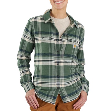 Carhartt Women's Tencel Fiber Series Relaxed Fit Long-Sleeve Flannel Shirt