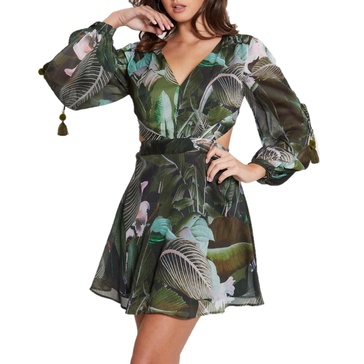 GUESS Women's Long Sleeve Farrah Dress