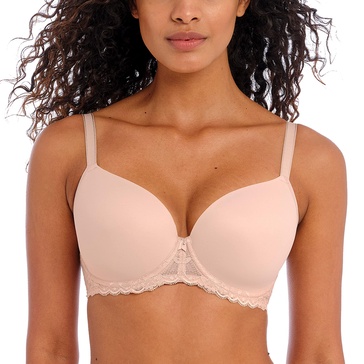 Freya Women's Offbeat Underwire Demi Molded Plunge T-Shirt Bra