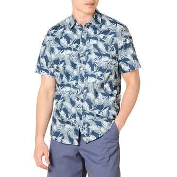 Amazon Essentials Slim-Fit Men's Short Sleeve Button Down Shirt