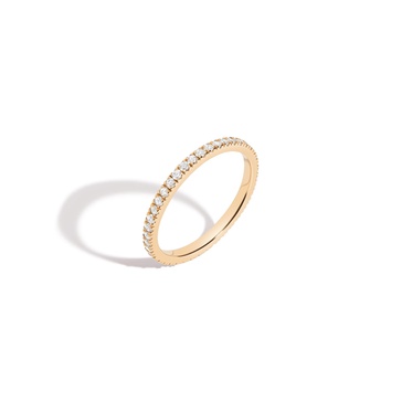 Pavé Lab Grown Diamond Eternity Ring - 0.5ct