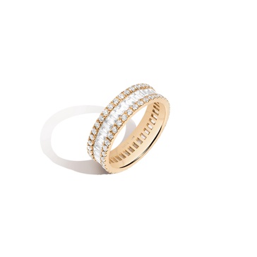 Multi-Cut Baguette Quadri Diamond Ring