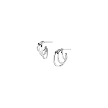 Mini Deco Triple Hoop Earrings