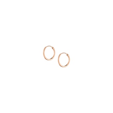 Skinny Gold Hinged Huggie Earrings (12mm)