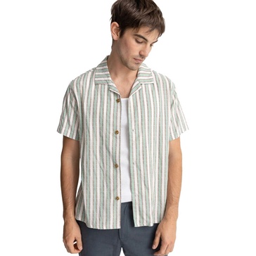 Vacation Stripe Short-Sleeve Shirt - Men's