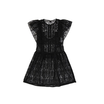 Lace-up Mini Dress