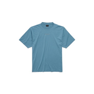 Balenciaga Back Reflective T-shirt Medium Fit in Grey Blue