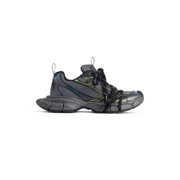 Men's 3xl Sneaker  in Dark Green/black/blue/green