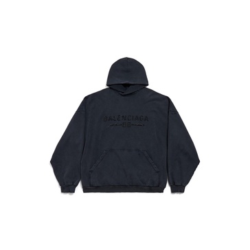 Men's New Year Series 25 - Hoodie Large Fit in Black Faded