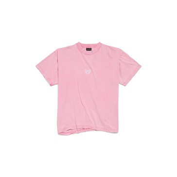 Laurel Classic Boxy T-shirt in Baby Pink