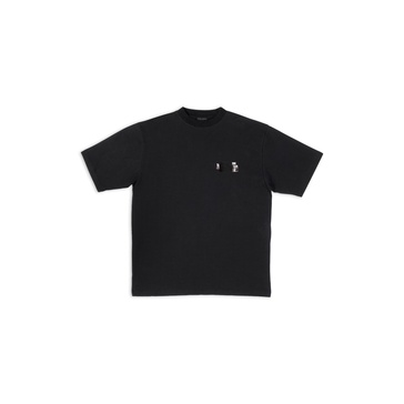 Men's Gaffer T-shirt Large Fit in Black