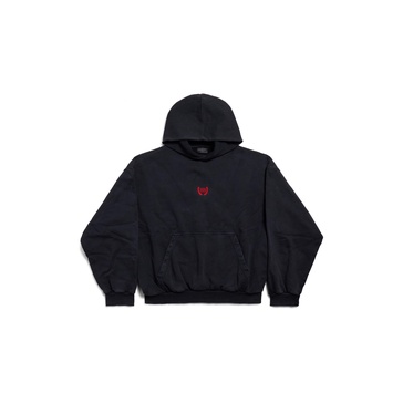 Laurel Classic Hoodie Medium Fit in Faded Black