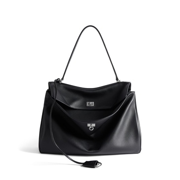 Large Rodeo smooth leather shoulder  bag