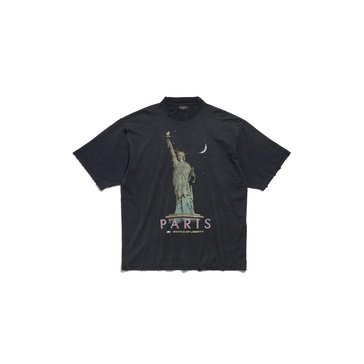 Paris Liberty T-shirt Medium Fit in Black