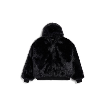 Women's Ski Zip-up Hoodie in Black
